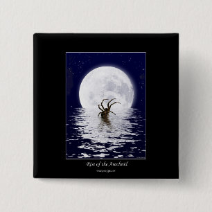 Badge Carré 5 Cm Cadeaux de conception d'araignée