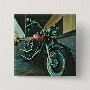 Badge Carré 5 Cm Cadeaux de vélo