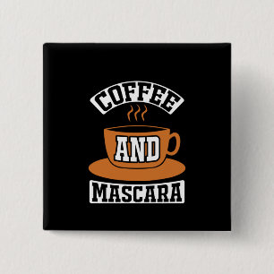 Badge Carré 5 Cm Café Art Café Et Mascara