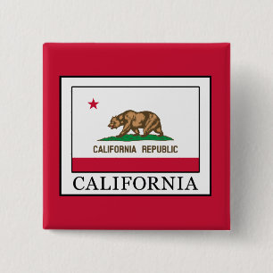 Badge Carré 5 Cm Californie