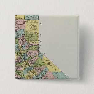 Badge Carré 5 Cm Californie 3