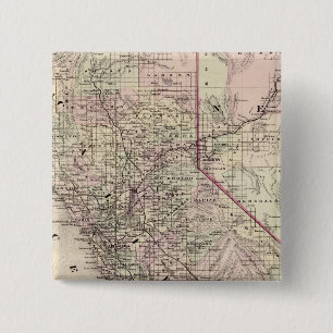 Badge Carré 5 Cm Californie 7