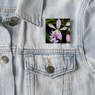 Badge Carré 5 Cm Caligarium d'Epidendrum