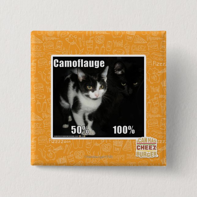 Badge Carré 5 Cm Camouflage (Devant)
