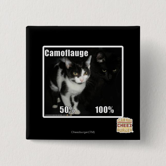 Badge Carré 5 Cm Camouflage (Devant)