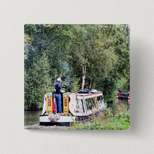 BADGE CARRÉ 5 CM CANAUX