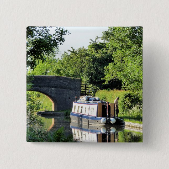 BADGE CARRÉ 5 CM CANAUX (Devant)