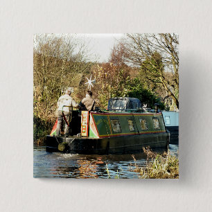 BADGE CARRÉ 5 CM CANAUX