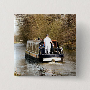 BADGE CARRÉ 5 CM CANAUX