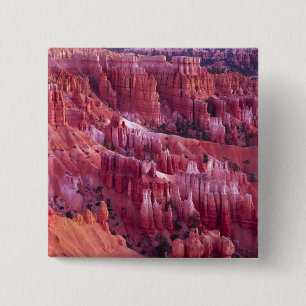 Badge Carré 5 Cm Canyon Bryce, Utah, États-Unis