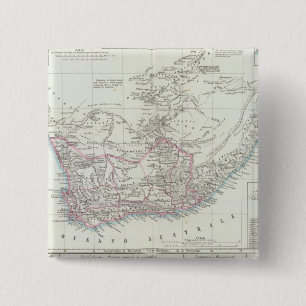 Badge Carré 5 Cm Cap, Afrique du Sud 2