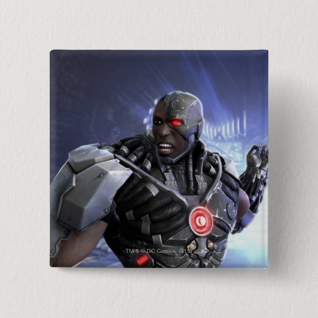 Badge Carré 5 Cm Capture d'écran : Cyborg 2 (Devant)
