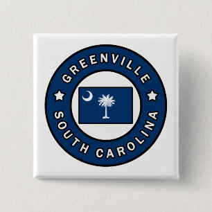 Badge Carré 5 Cm Caroline du Sud de Greenville