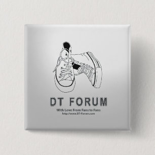 Badge Carré 5 Cm Carré de forum de décollement de bouton