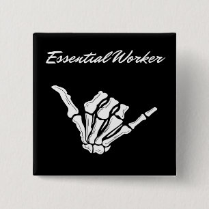 Badge Carré 5 Cm Carré de travail essentiel