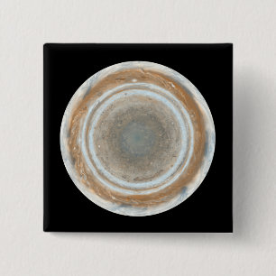 Badge Carré 5 Cm Carte couleur de Jupiter