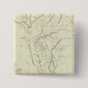 Badge Carré 5 Cm Carte des Cherokees