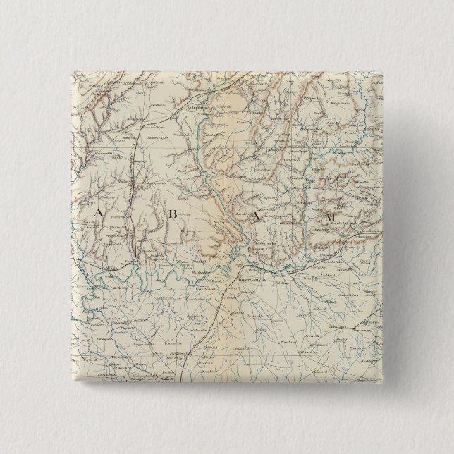Badge Carré 5 Cm Carte Gén XIII (Devant)