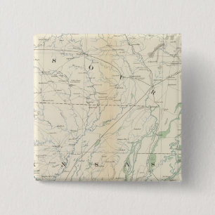 Badge Carré 5 Cm Carte Gén XVIII