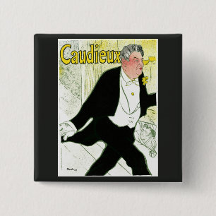 Badge Carré 5 Cm Caudieux de Toulouse‑