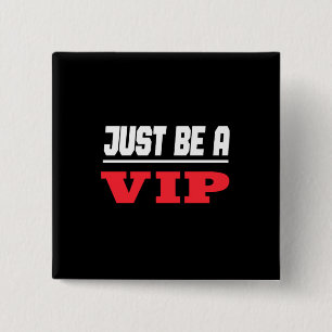 Badge Carré 5 Cm Celebrity - Soyez Juste Un Vip
