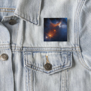 Badge Carré 5 Cm Chamaeleon I Dark Molecular Cloud