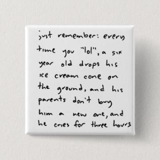 Badge Carré 5 Cm Chaque fois que