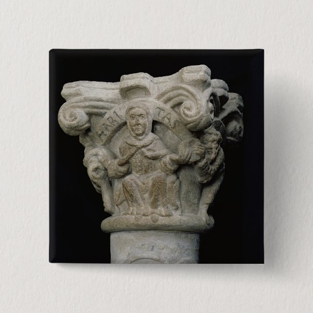 Badge Carré 5 Cm Charité (Devant)