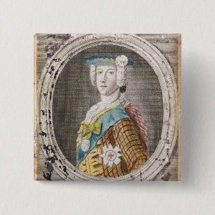 Badge Carré 5 Cm Charles Edouard Stuart