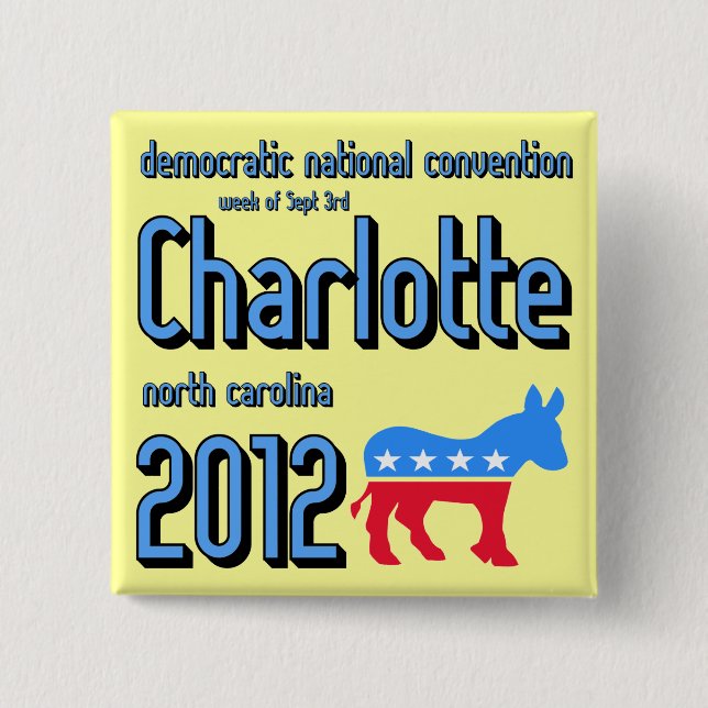 Badge Carré 5 Cm Charlotte 2012 (Devant)