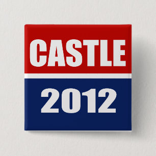 BADGE CARRÉ 5 CM CHÂTEAU 2012