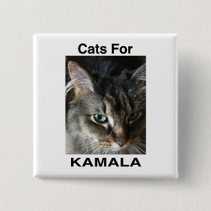 Badge Carré 5 Cm Chats Lelo pour Kamala