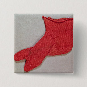 Badge Carré 5 Cm Chaussette, une d'une paire d'Egypte, perio