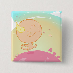 Badge Carré 5 Cm Cheesezilla