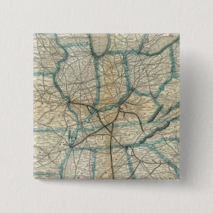 Badge Carré 5 Cm Chemin de fer Louisville et Nashville 2