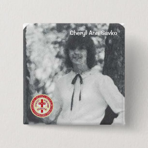 Badge Carré 5 Cm Cheryl Ann Savko