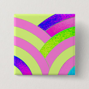 Badge Carré 5 Cm chevron chic et design