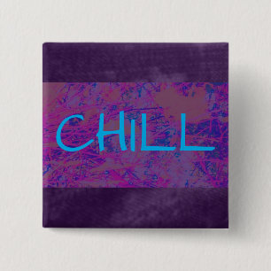 BADGE CARRÉ 5 CM CHILL PURPLE RÊVE