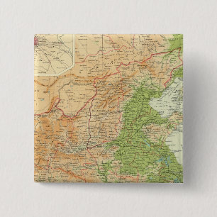 Badge Carré 5 Cm Chine Région de Pékin