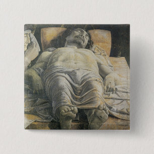 Badge Carré 5 Cm Christ mort