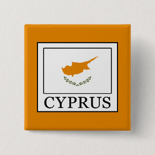 Badge Carré 5 Cm Chypre