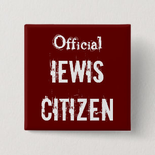 Badge Carré 5 Cm Citoyen officiel d'IEWIS