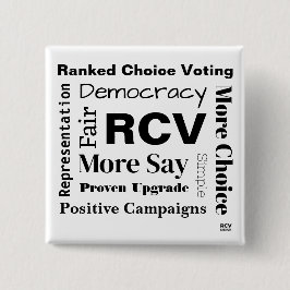 Badge Carré 5 Cm Classé Choix Mots de vote