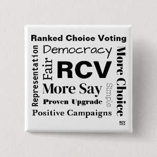 Badge Carré 5 Cm Classé Choix Mots de vote