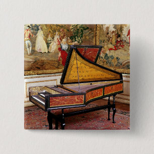 Badge Carré 5 Cm Clavecin, 1634