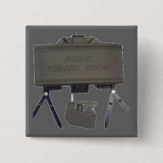 Badge Carré 5 Cm Claymore