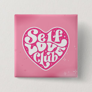 Badge Carré 5 Cm Club d'Amour de Soi