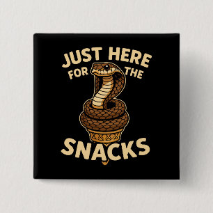 Badge Carré 5 Cm Cobra Cone crème glacée Venom & Vanilla