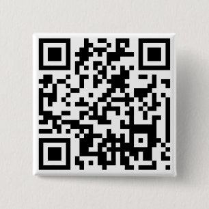 BADGE CARRÉ 5 CM CODE QR