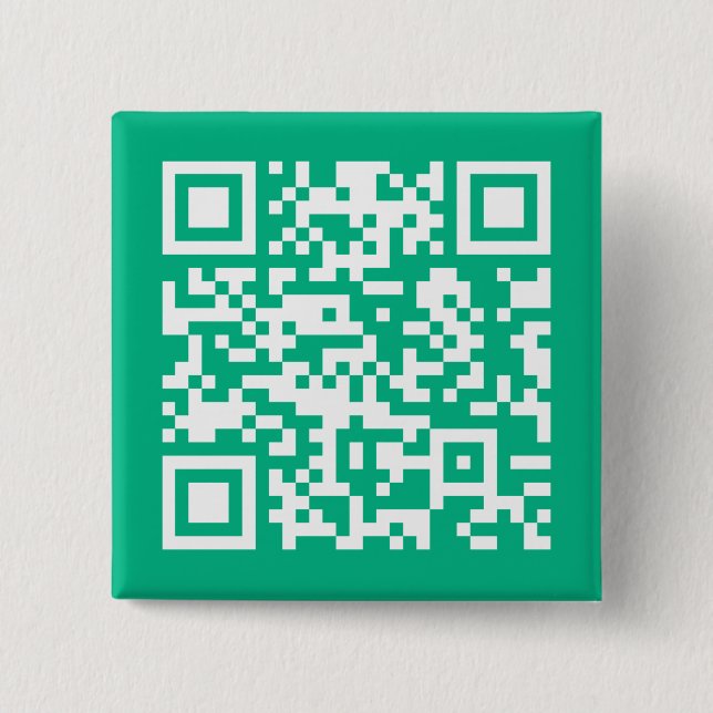 Badge Carré 5 Cm Code QR modifiable Générer votre propre code | Ver (Devant)
